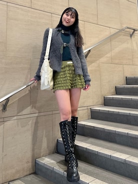 MIUさん（レディース・162cm）の冬コーディネート