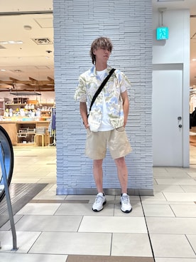 「LACOSTE（ラコステ）のアイテム」を使った、sawaさん（メンズ・178cm）の夏コーディネート