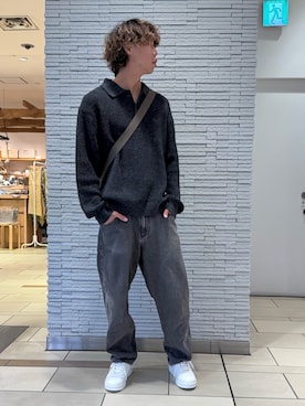 「LACOSTE（ラコステ）のアイテム」を使った、sawaさん（メンズ・178cm）の秋コーディネート