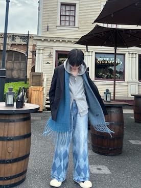 「アイテム（マスク）」を使った、まさを。さん（メンズ・176cm）の秋コーディネート