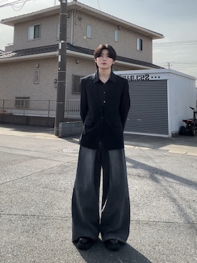 「JOHN LAWRENCE SULLIVAN（ジョンローレンスサリバン）のアイテム」を使った、まさを。さん（メンズ・176cm）の冬コーディネート