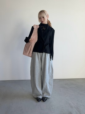 Carmeloさん（レディース・158cm）の秋コーディネート