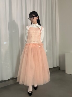 「Carmelo（カーメロ）のアイテム」を使った、Carmeloさん（レディース・158cm）の春コーディネート