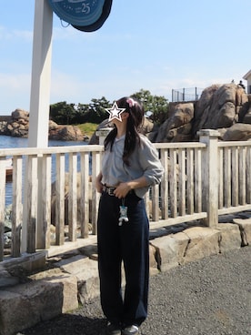 「3.3 Field Trip （3.3フィールドトリップ）のアイテム」を使った、ろんさん（レディース・160cm）の春コーディネート