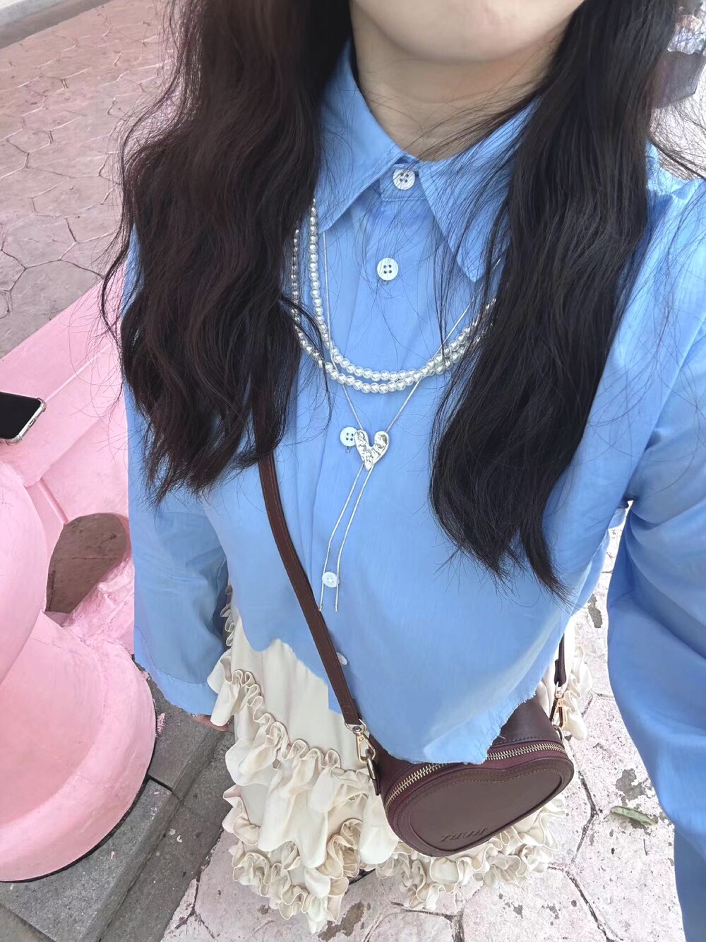 JEANASIS（ジーナシス）の「カットオフレギュラーショートシャツ