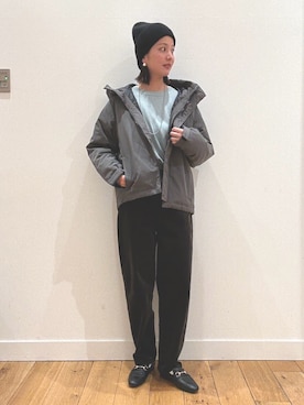 「アイテム（ジャケット/アウター）」を使った、horiさん（レディース・167cm）の秋コーディネート