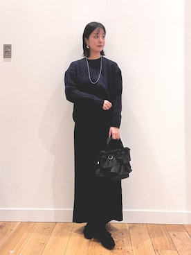 「FORK&SPOON」｜horiさん（レディース・167cm）の秋コーディネート