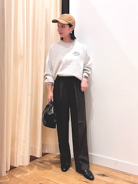 「FORK&SPOON」｜「アイテム（シューズ）」を使った、horiさん（レディース・167cm）の秋コーディネート