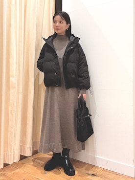 「アイテム（バッグ）」を使った、horiさん（レディース・167cm）の秋コーディネート