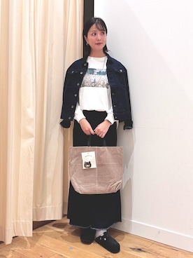 「イチ推しジャケットスタイル」｜「アイテム（トートバッグ）」を使った、horiさん（レディース・167cm）の秋コーディネート