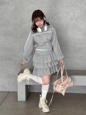 「OLIVE des OLIVE（オリーブデオリーブ）のアイテム」を使った、yuuchaoliveさん（骨格ウェーブ・レディース・156cm）の冬コーディネート