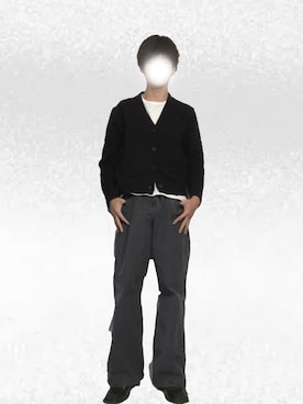 「H&M（エイチ・アンド・エム）のアイテム（トップス）」を使った、Tomoyaさん（メンズ・180cm）の冬コーディネート