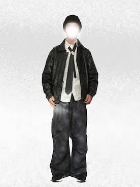 「アイテム（帽子）」を使った、Tomoyaさん（メンズ・180cm）の冬コーディネート