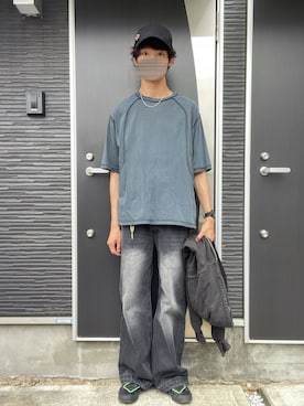 「FOSSIL（フォッシル）のアイテム」を使った、Tomoyaさん（メンズ・180cm）の夏コーディネート