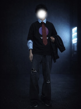 「CASPER JOHN（キャスパージョン）のアイテム」を使った、Tomoyaさん（メンズ・180cm）の冬コーディネート