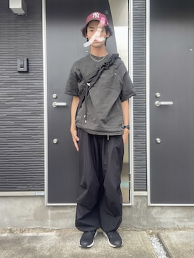 「FOSSIL（フォッシル）のアイテム」を使った、Tomoyaさん（メンズ・180cm）の夏コーディネート