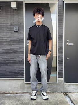 「STUDIOUS(ステュディオス)のアイテム」を使った、Tomoyaさん(メンズ・180cm)の夏コーディネート