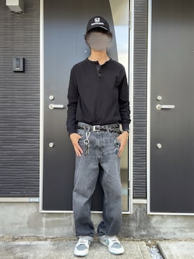 「H&M（エイチ・アンド・エム）のアイテム」を使った、Tomoyaさん（メンズ・180cm）の春コーディネート