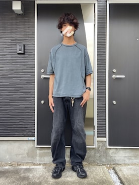 「FOSSIL（フォッシル）のアイテム」を使った、Tomoyaさん（メンズ・180cm）の夏コーディネート