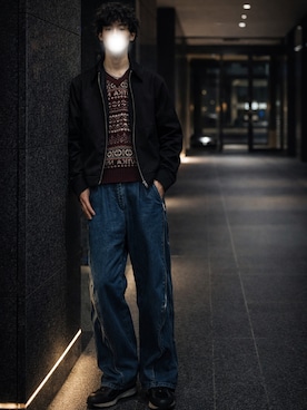 「FOSSIL（フォッシル）のアイテム」を使った、Tomoyaさん（メンズ・180cm）の冬コーディネート