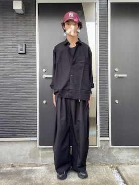 「FOSSIL（フォッシル）のアイテム」を使った、Tomoyaさん（メンズ・180cm）の夏コーディネート