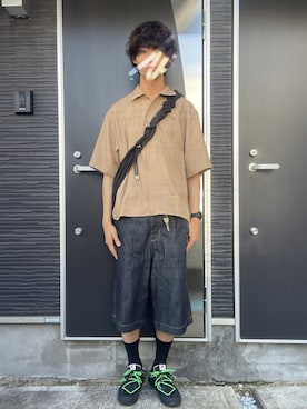 「TEN.（テン）のアイテム」を使った、Tomoyaさん（メンズ・180cm）の夏コーディネート