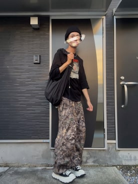 「TEN.（テン）のアイテム」を使った、Tomoyaさん（メンズ・180cm）の夏コーディネート