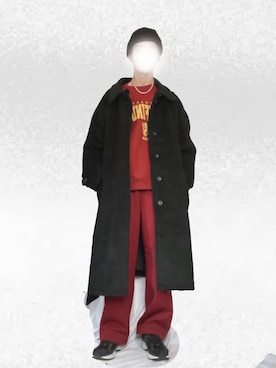 「アイテム（帽子）」を使った、Tomoyaさん（メンズ・180cm）の冬コーディネート