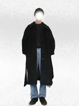 「メンズファッション」｜Tomoyaさん（メンズ・180cm）の冬コーディネート