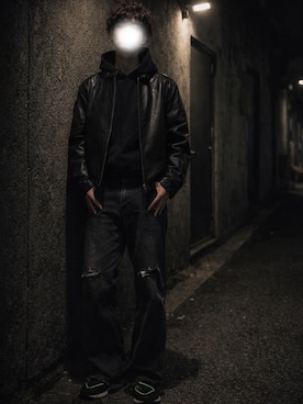 「STUDIOUS（ステュディオス）のアイテム（トップス）」を使った、Tomoyaさん（メンズ・180cm）の冬コーディネート