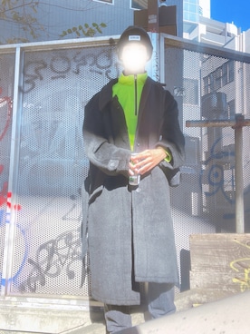 「アイテム（ステンカラーコート）」を使った、Tomoyaさん（骨格ナチュラル・メンズ・180cm）の秋コーディネート