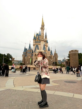 「アイテム（ソックス/靴下）」を使った、momoii1121さん（レディース・159cm）の秋コーディネート