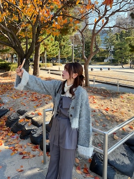 「タートルネック」｜「アイテム（ベスト）」を使った、kyokaさん（レディース・156cm）の冬コーディネート