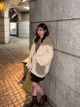 「mideal（マイディール）のアイテム」を使った、kyokaさん（レディース・156cm）の秋コーディネート