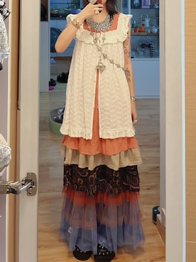 「TOGA PULLA（トーガ　プルラ）のアイテム」を使った、ngawinggg_さん（レディース・158cm）の夏コーディネート