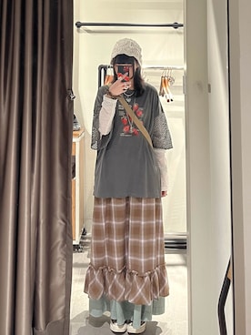 「niko and...（ニコアンド）のアイテム」を使った、ngawinggg_さん（レディース・158cm）の秋コーディネート