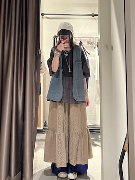 「niko and...（ニコアンド）のアイテム」を使った、ngawinggg_さん（レディース・158cm）の秋コーディネート