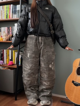 「アイテム（ジャケット/アウター）」を使った、側湾症ネキさん（レディース・155cm）の秋コーディネート