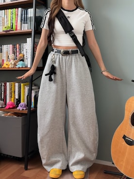 「アイテム（トップス）」を使った、側湾症ネキさん（レディース・155cm）の夏コーディネート