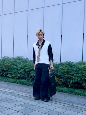 「HYPE（ハイプ）のアイテム」を使った、澪さん（メンズ・167cm）の夏コーディネート