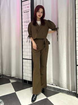 「ブルベ冬コーデ」｜MIYUさん（レディース・164cm）の冬コーディネート