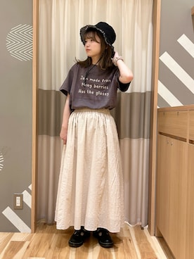 「フェスコーデ」｜「アイテム（その他シューズ）」を使った、𝗌𝖺𝗒𝗈𝗌𝗁𝗂さん（レディース・155cm）の夏コーディネート