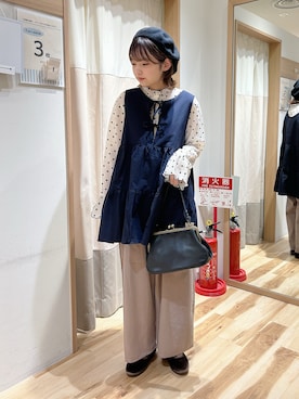 「アツいコーデ全部見せ」｜「アイテム（ハンチング/ベレー帽）」を使った、𝗌𝖺𝗒𝗈𝗌𝗁𝗂さん（レディース・155cm）の夏コーディネート