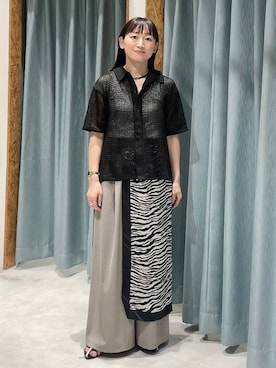 「LEPSIM（レプシィム）のアイテム（財布/小物）」を使った、ばーいな。さん（レディース・161cm）の夏コーディネート