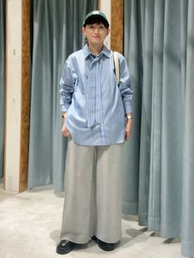 「アイテム（スウェットパンツ）」を使った、ばーいな。さん（レディース・161cm・40代）の夏コーディネート