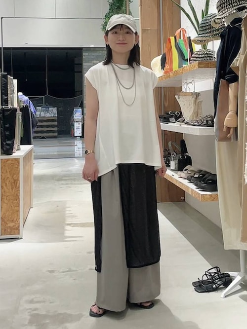 【未使用】シュープリームララ　フレアパンツ スラックスギャザーWフレアパンツ 290494（その他パンツ
