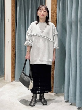 ばーいな。さん（レディース・161cm）の冬コーディネート