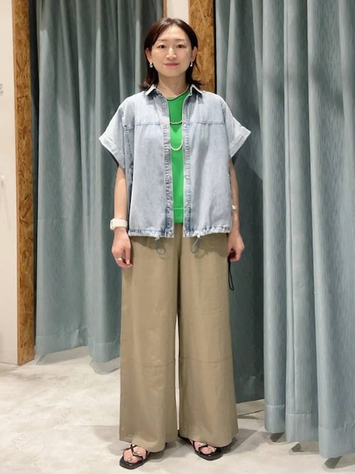 LEPSIM デニムシャツベスト　ライトブルー LEPSIM｜デニムシャツベスト | Rakuten Fashion(楽天