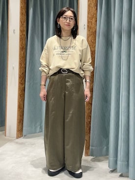 「アイテム（その他シューズ）」を使った、ばーいな。さん（レディース・161cm・40代）の秋コーディネート