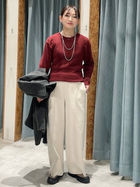 「アイテム（その他シューズ）」を使った、ばーいな。さん（レディース・161cm・40代）の秋コーディネート